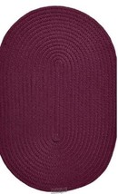 Country Braid Collection Durable Stain Resistant Reversible Burgundy 64 in. x 10 - $113.99