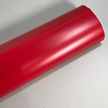 12&quot; x 60&quot; Matte Red Car Vinyl Wrap Auto Sticker Decal Film for Vehicle Laptop - £6.65 GBP