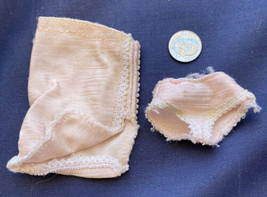 Vintage Barbie Peach Undergarments 2 Pieces - £11.01 GBP