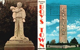 Vintage Postcard Posted 1967 Boys Town Nebraska - £1.60 GBP