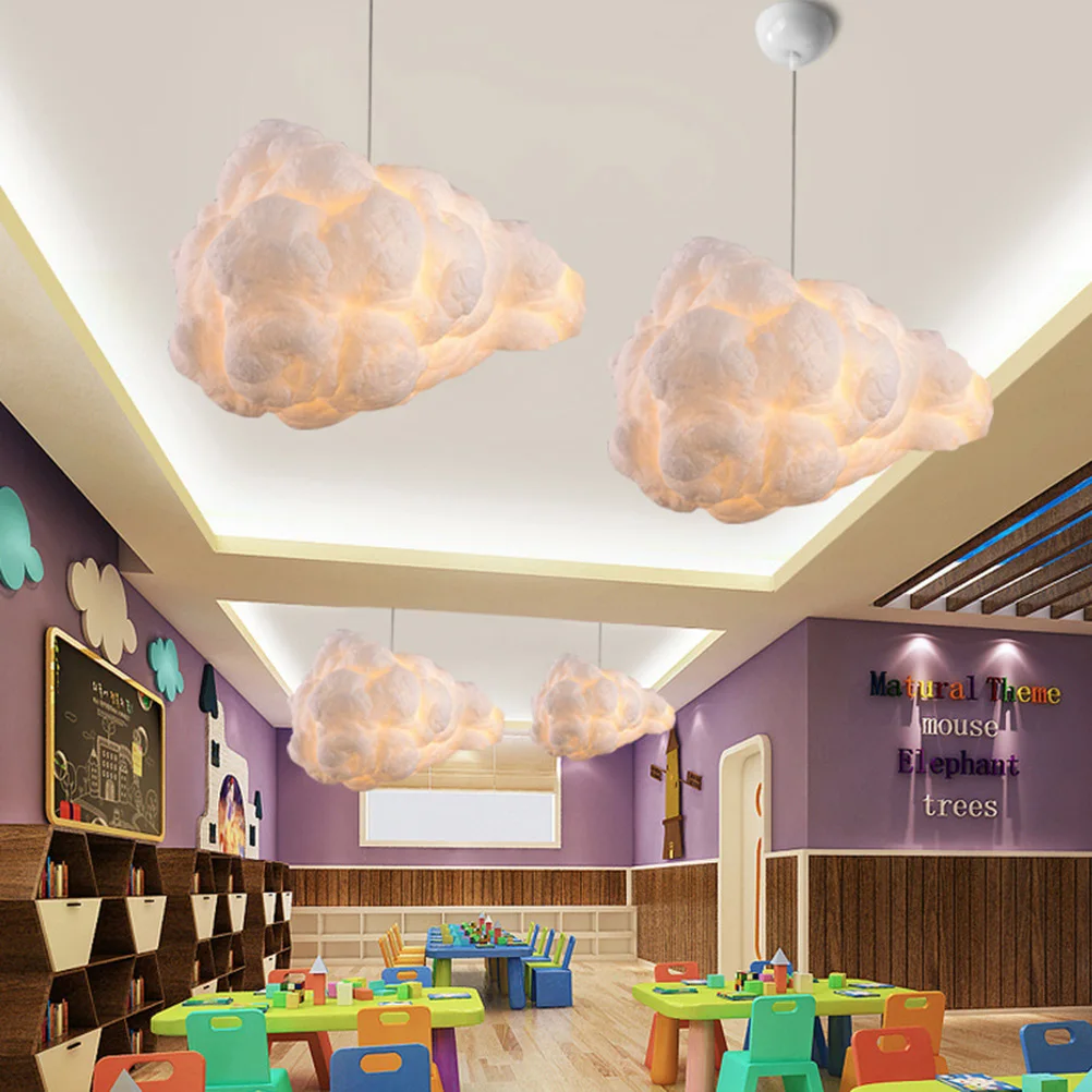 Creative Cloud Shape LED Pendant Lamp Fashion Cloth Decorative Ceiling Light for - £172.52 GBP