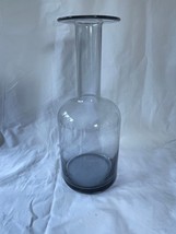 Holmegaard Kastrup Otto Brauer Danish Art Glass 12 Gulvase clear glass MCM Vase - £159.07 GBP