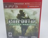 PLAYSTATION 3: Call of Duty 4: Modern Wars (Greatest Hits) Complete &amp; Te... - $11.28