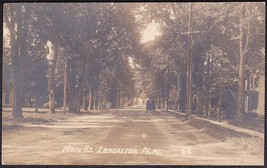 Lancaster, NH Pre-1920 RPPC - Dirt Road Main Street Scene - £13.94 GBP