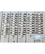 Amerock Drawer Pulls FI-3866 Handles Knobs Lot of 52 Cream Vintage - $49.30