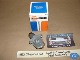 NOS 1959-1960 CADILLAC HEADLIGHT DIMMER SWITCH (WITHOUT AUTRONIC EYE) - $49.49