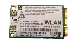 For Dell D520 D620 D630 WM3945ABG Mini PCIE Wireless Wifi Card 0NC293 NC293 - $6.99