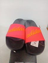 Women’s Sz 11 adidas Adilette Shower Slides Shoes Sandals Pink Orange BAap - $20.25