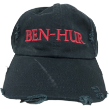 Ben Hur 60th Anniversary Premiere Distressed Black Adjustable Strap Hat ... - $39.59