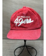 Vintage NFL Sports Specialties 49ers Script Corduroy Hat The Cord  - $58.41