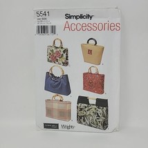 &quot;Bags in Six Styles&quot; 2003 Simplicity Sewing Craft Pattern # 5541 UNCUT - $9.89