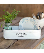 Farmhouse Flowers and Garden tin Container - $24.99