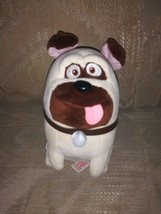 Ty Beanie Baby The Secret Life Of Pets Mel Beanbag Plush 6" Dog Puppy 2016... - $10.88