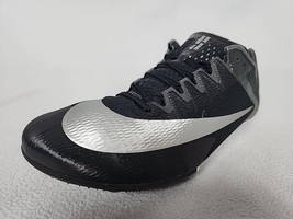 Nike Zoom Rival Sprint Track Shoes Size 8.5 Men&#39;s Black Gray Spikes DC87... - $36.99