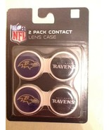 New! Baltimore Ravens NFL 2 Pack Contact Lens Cases NIP! - £3.95 GBP