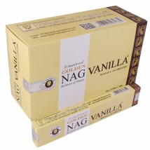Vijayshree Golden Nag Vanilla Incense Stick Export Quality Masala AGARBATTI 180g - £19.34 GBP