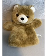 Teddy Bear Hand Puppet Brown Plush - $9.23