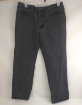 Lee Regular Fit Men&#39;s Black Bootcut Jeans Size 38x30 - $14.54