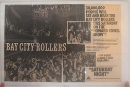 Bay City Rolls Trade Poster Ad Saturday Night Howard Cosell Show The-
show or... - £70.41 GBP