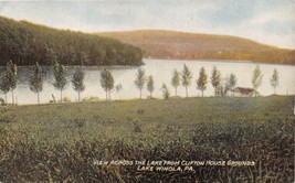 Lake Winola Pennsylvania View Across Lake~Clifton House Grounds Postcard 1908 - £8.87 GBP