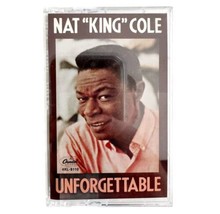 Nat King Cole Unforgettable 1984 Cassette Tape Vintage Blues R&amp;B Soul CBX6 - $19.99