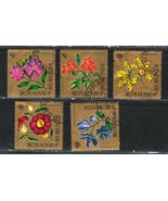 BURUNDI  Very Fine Used  5 Stamps Set  &quot; Flowers &quot; - £0.71 GBP
