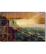 Albert Bierstadt Waterfalls Painting Ceramic Tile Mural BTZ00483 - $328.24 CAD+
