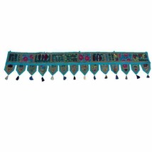 Patchwork Door Hanging, Handmade Door Valance, Cotton Vintage Door Decor JP224 - £10.91 GBP+