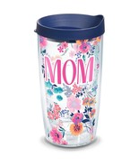 Tervis Mom Dainty Floral 16 oz. Tumbler W/ Lid Mother's Day Flowers Cup Gift NEW - $10.99