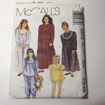 McCall's 5673 Size 12 14 Girls' Sleepwear Nightgown Pajamas Shorts - $12.86