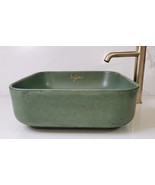 Bathroom Sink | Green Color I Concrete Sink | Vessel Sink | Wash Basin V_110  - £361.98 GBP - £408.40 GBP