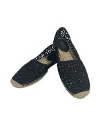 MICHAEL Michael Kors Darci Espadrille Flats Shoes Size 8.5 Black Eyelet ... - $348.91 MXN