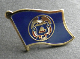 Utah Us State Single Flag Lapel Pin Badge 7/8 Inch - £4.43 GBP