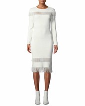Sachin & Babi seraphina fringe knit long sleeve dress size L - €296,00 EUR