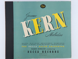 Decca Salon Orch. Jerome Kern Melodies  4x 10&quot; 78rpm Record Book Set Decca A-513 - £34.89 GBP