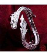 Chinese Dragon Bangle 999 Fine Silver - £15.53 GBP