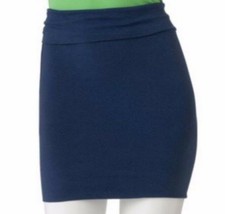 Lily Rose Juniors Navy Blue Body Con Bodycon Pencil Skirt - £10.35 GBP