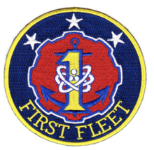 4" Navy 1ST Fleet Insignia Technician Patch - $34.99