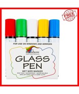 Vibrant 5-Piece Liquid Chalk Marker Set - Perfect for Weddings &amp; Celebra... - $49.57 CAD