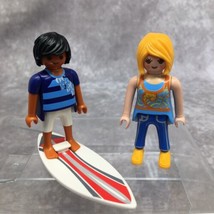 Playmobil Surfer &amp; Girl Figure #5998 Replacement Parts - £9.94 GBP