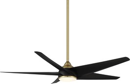 Wac Smart Fans Viper Indoor And Outdoor 5-Blade Ceiling Fan 60In Soft Brass - £441.23 GBP