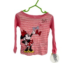 Minnie Mouse Pink Long Sleeve Pajama Top Size 2 New - £6.95 GBP