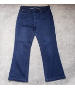 Ralph Lauren LRL Women’s Size 12 Dark Wash Blue Classic Bootcut Denim Jeans - $20.70