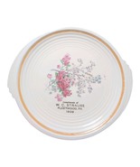 Vintage W.C. Strause Fleetwood PA Plate 1943 Flower Compliments Knowles ... - $747.57 MXN