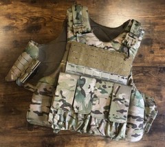 Tactical Vest Plate Carrier Multicam For Armor Plates - £95.84 GBP