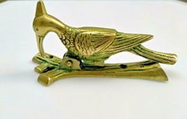 Woodpecker Bird Shape Brass Door Knocker Handmade Antique Green,,,, UK s... - $27.04
