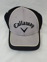 Callaway Golf Silver / Black Snapback Cap Hat - $14.84