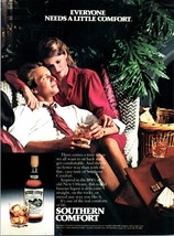 1981 Southern Comfort Whiskey Vintage Print Ad Briefcase Newspaper 80s W... - $10.97