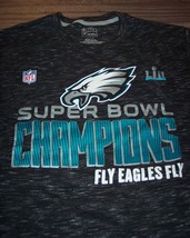 Philadelphia Eagles Super Bowl Liii Champions Nfl Football T-Shirt Mens Large - $19.80