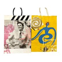 2 VTG Bloomingdales Paper Bags Matthew Rolston Hollywood 1989 &amp; 83 Susan... - $29.97